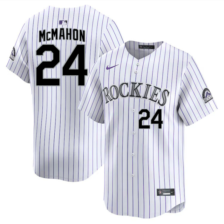 Ryan McMahon Colorado Rockies Jersey,Uniforms,Gears Stitched-White